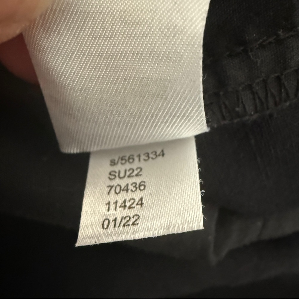 LOFT  Black Linen Blend Mid Rise Wide Leg Pull On Pants Women S - Picture 7 of 7
